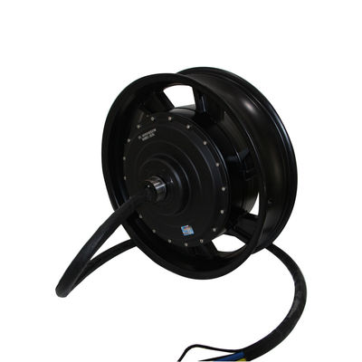 moteur refroidi à l'eau de pouce BLDC du moyeu de roue de scooter de 14000W E 17 fournisseur